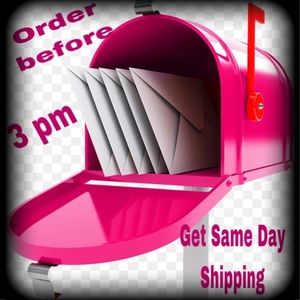 Purchase Before 3pm and Get Same Day Shipping 📬